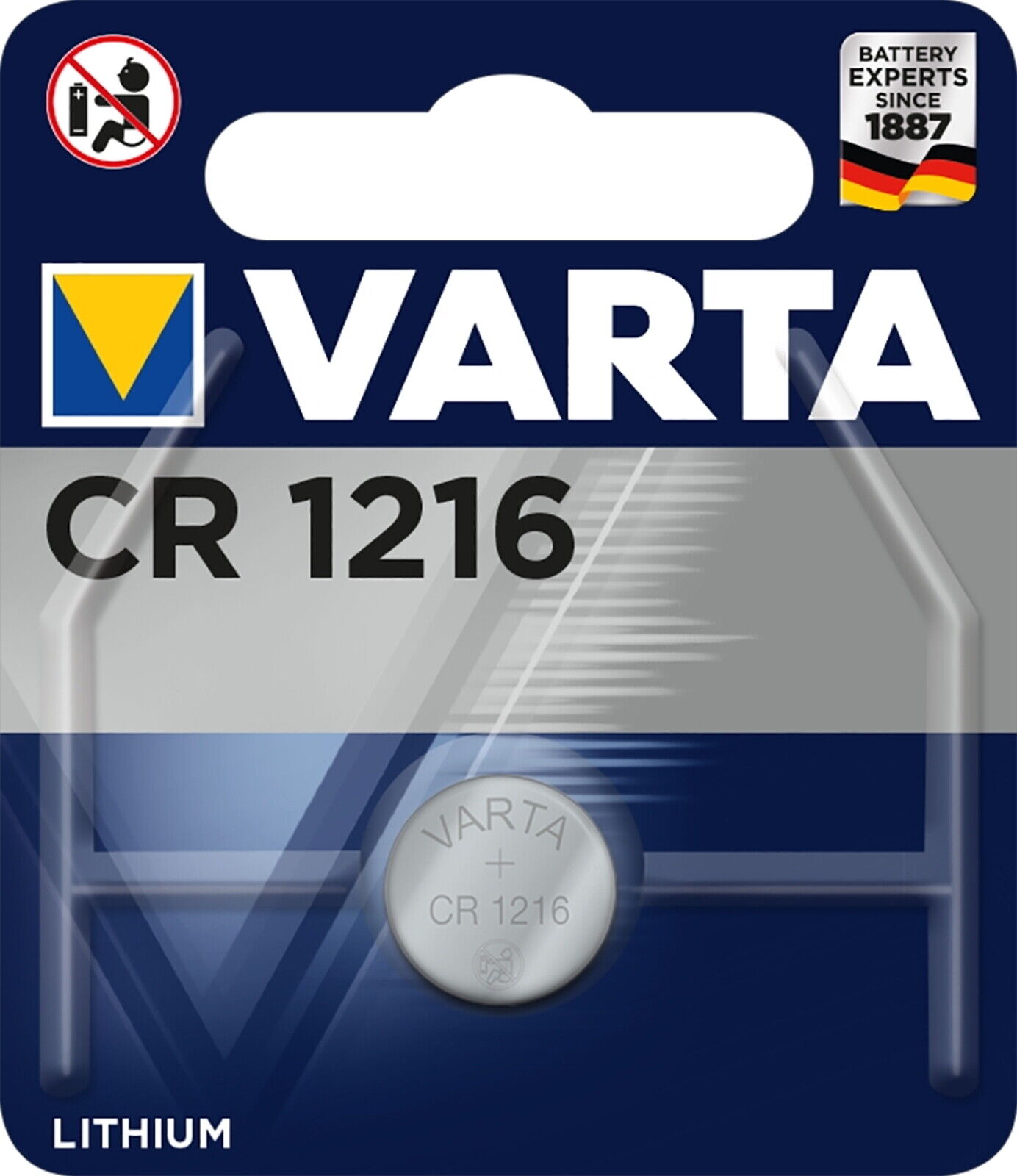 Thumbnail - Varta Cr1216 Lithium Knopfzelle 3v 1 Er Blister Cr 1216