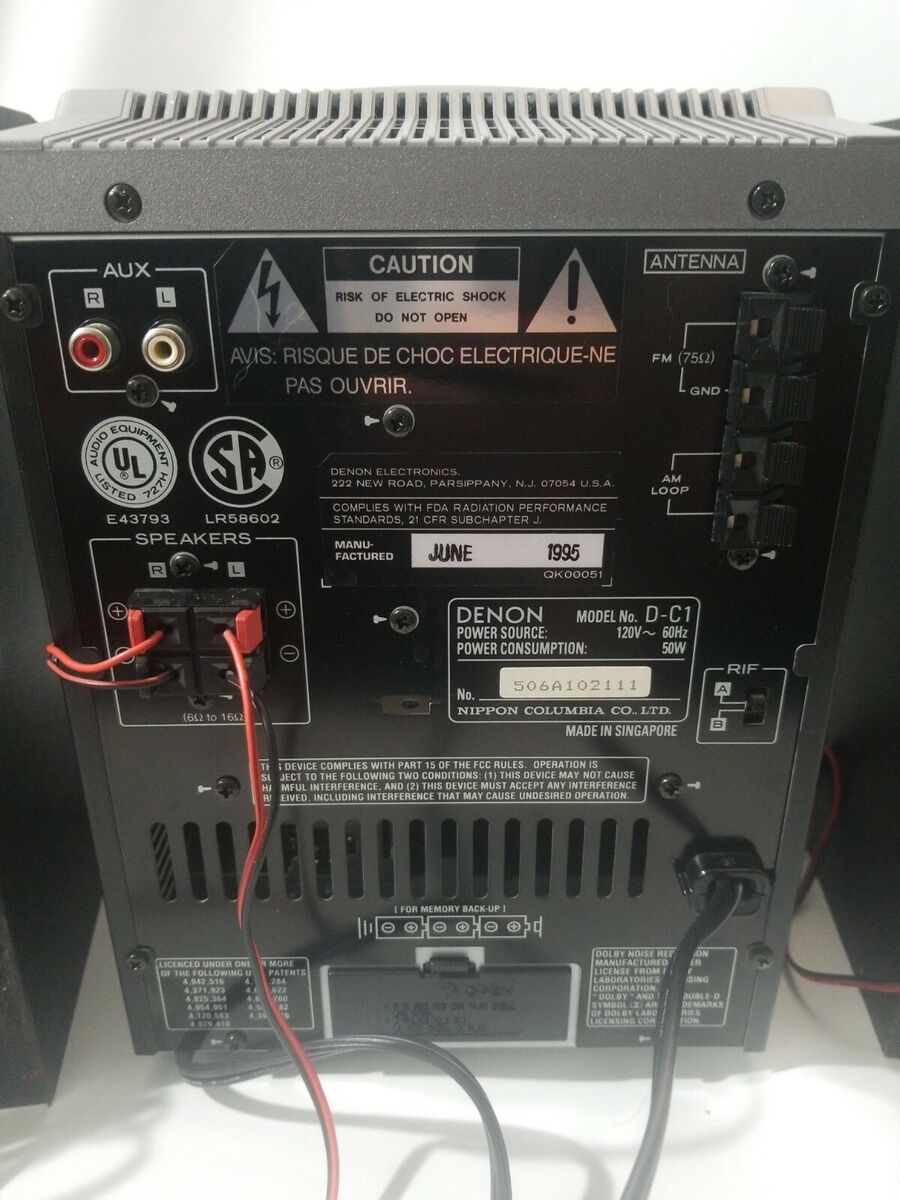 Denon D-C1 Micro Component HiFi Audio System AM/FM Cassette Denon D-C1 Micro Component HiFi Audio System AM/FM Cassette