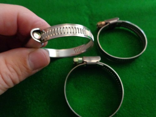 JUBILEE TYPE CLIPS ( 3 ) 30mm to 45mm (9mm) WIDE BRAND NEW STRONG STEEL - Picture 3 of 4