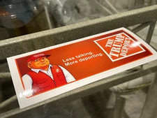 Parody Donald Trump "Deport" The Home Depot Ad Bumper Sticker Dark Humor MAGA