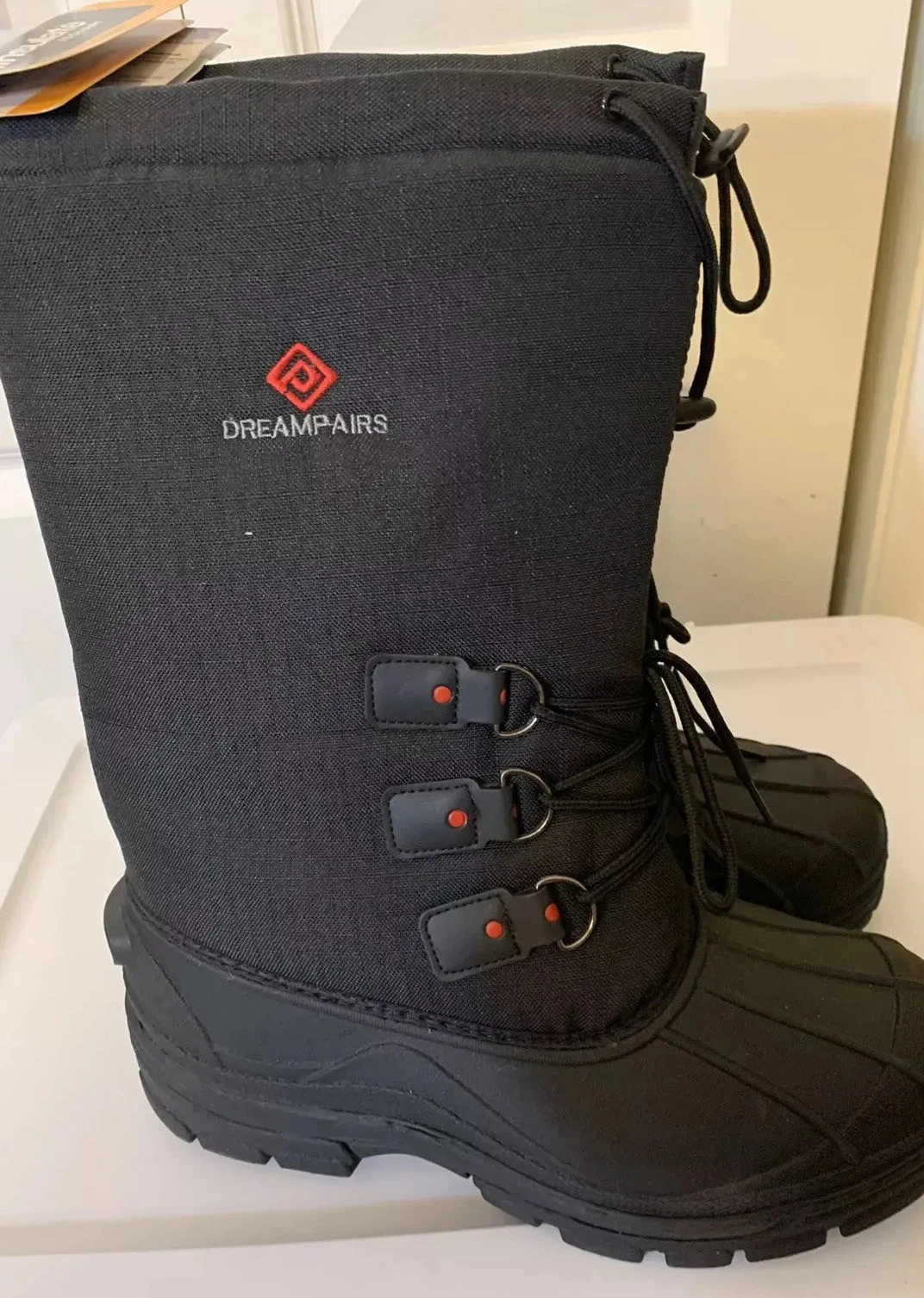 New Dream Pairs Men's Sz 10 Denver-3 Black Insulated Waterproof Snow Boots 200g
Opens in a new windo