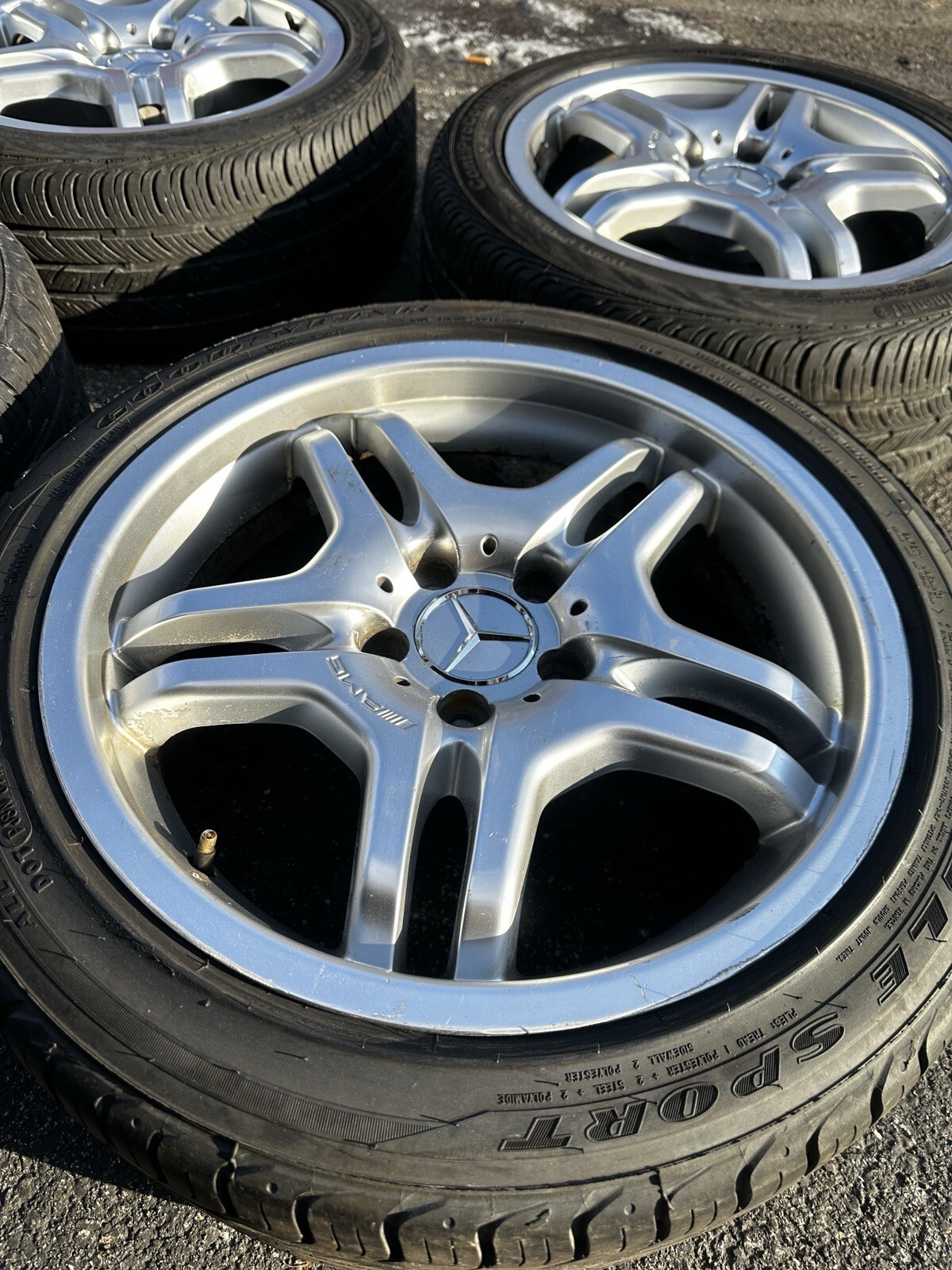 AMG Mercedes-Benz C-class OEM Wheels 17 ” W203 C32 AMG Factory Original ...