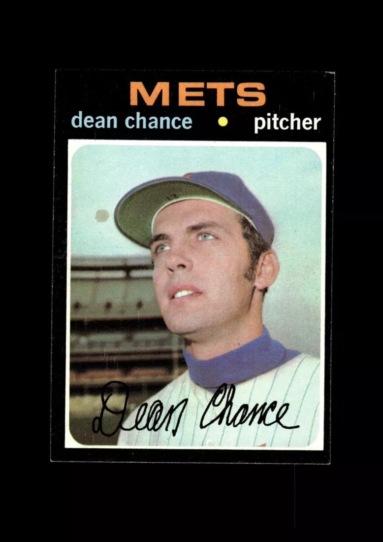 Dean Chance trading card