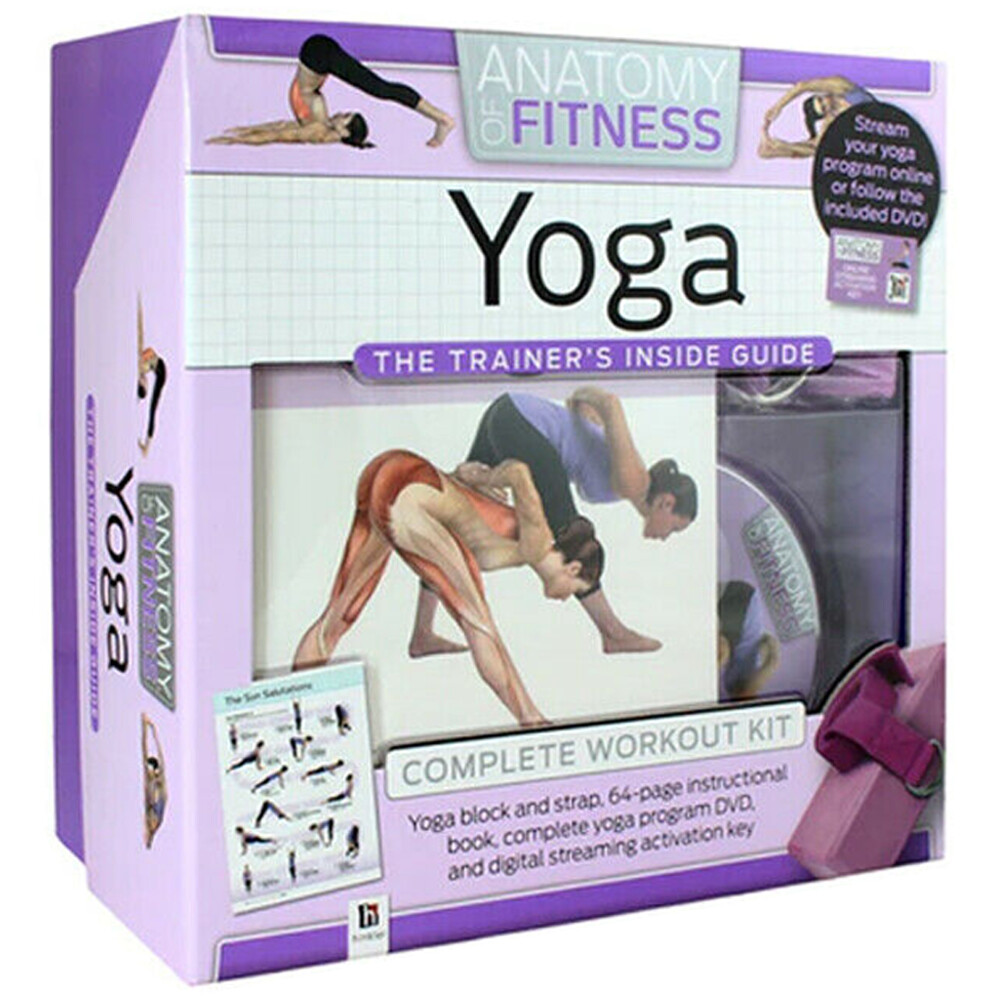 Anatomy Of Fitness Yoga The Trainer's Inside Guide Complete Workout Kit