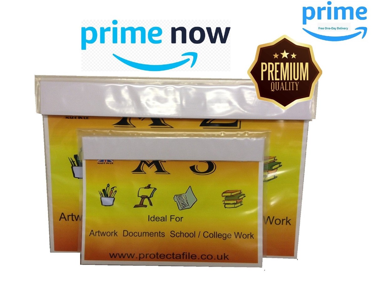 A1 A2 A3 A4 Clear Art Work Carry CASE Portfolio Art File Folder School