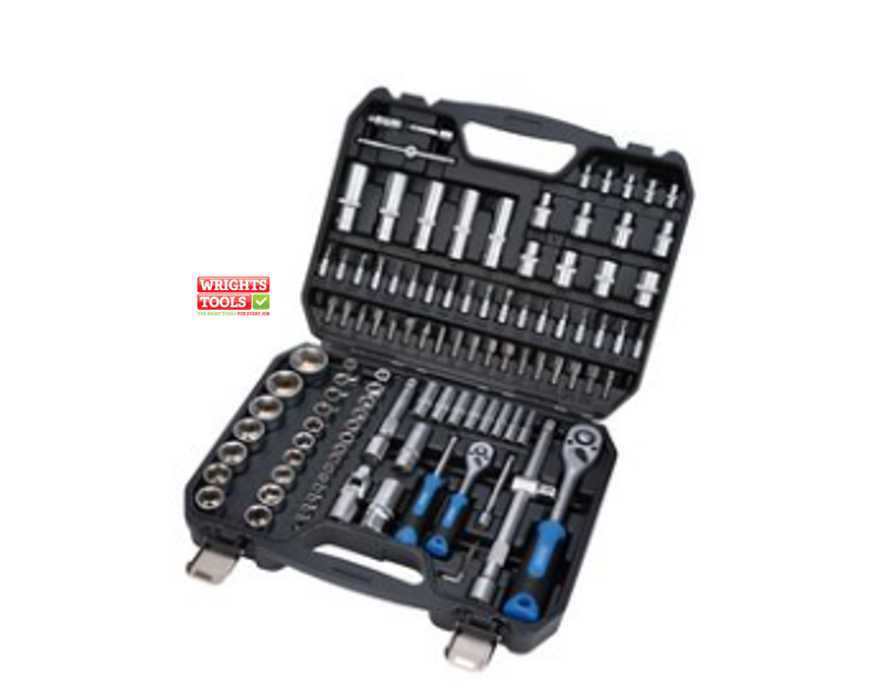 Draper 24230 HI-TORQ Metric Socket and Bit Set, 1/4 and 1/2 Sq. Dr. (110 Piece) - Image 4