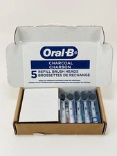 Oral-B Charcoal Electric Toothbrush Replacement Brush Heads Refill, 5 Count