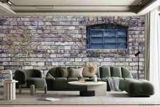 3D Stone Old Wall Wallpaper Wall Mural Removable Self-adhesive Sticker2933