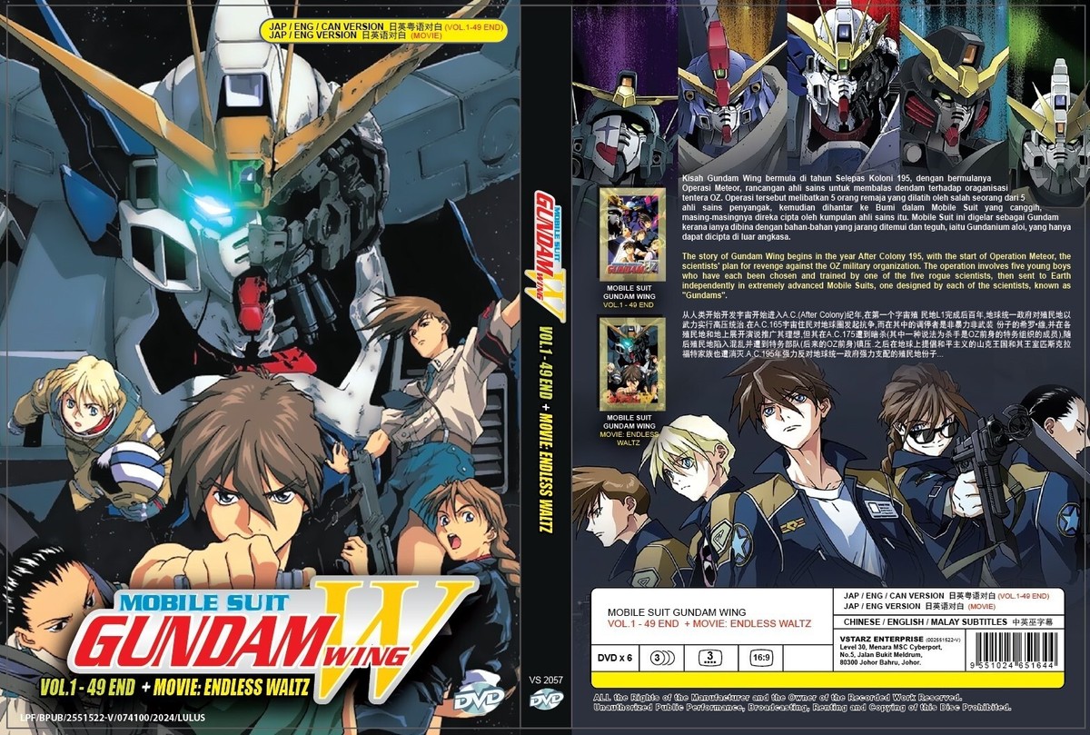 アニメ GUNDAM-W Endless Waltz DVD Mobile Suit Gundam WING + Endless Waltz | DVD | Dual Audio | eBay