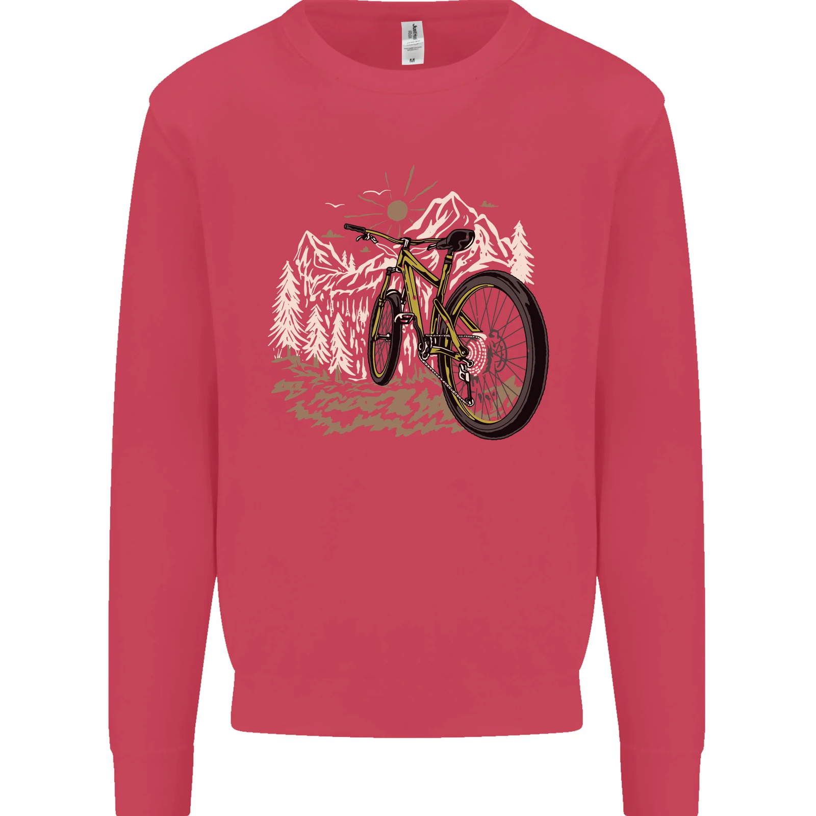Mountain Bike Bicycle Cycling Cyclist MTB Mens Sweatshirt Jumper | eBay