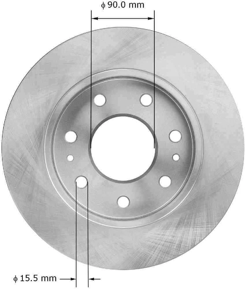 Rotor de freno de disco-Rotor de freno premium Bendix PRT5938 para Ford F-150 2009 Foto 2 de 3