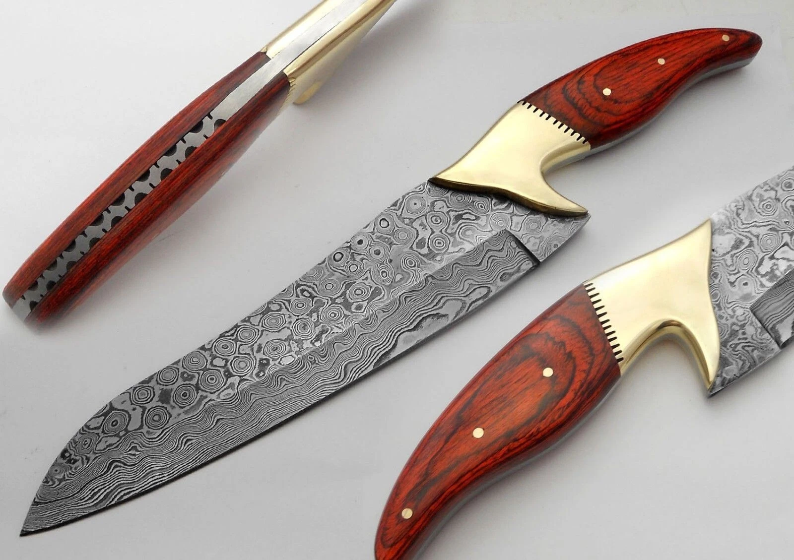 Damascus Steel Handmade Pro Chef's Kitchen Vegetable Fruits Knife Cooks Knifes