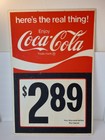 Vintage Coca Cola Advertising Cardboard Sign 30"x 20"