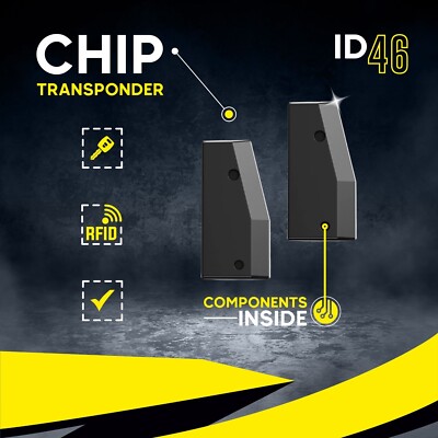  2x Transponder Wegfahrsperre Chip ID46 PCF7936AA für FIAT RENAULT SUZUKI JEEP 