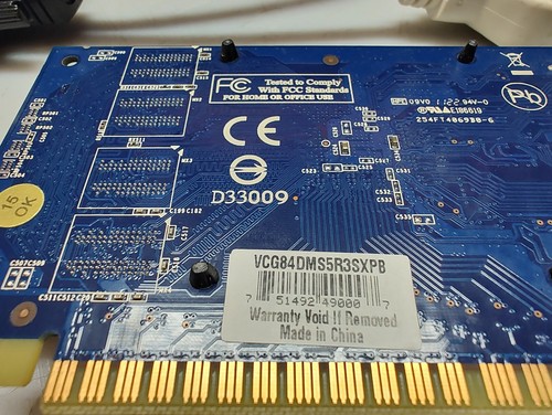 PNY Nvidia GeForce 8400GS 512M PCIe DDR3 DMS-59 Graphics Card + Dual DVI Adapter - Picture 3 of 8