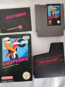 Nintendo Nes Excitebike programmierbare Serie incl OVP, Box und Anleitung