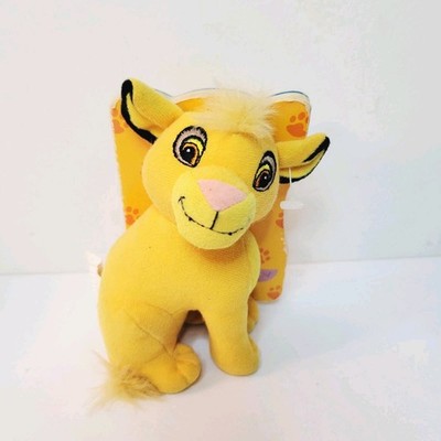 Vtg The Lion King Simba Friendly Tales Mini Book and Plush Stuffed Toy