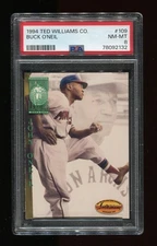 BUCK O'NEIL 1994 TED WILLIAMS CO. #109 - PSA 8 NM-MT - HOF K.C. MONARCHS