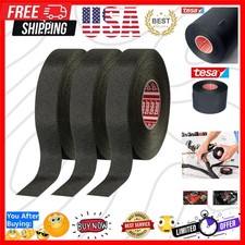 3 Tesa 51036 PET Cloth High Heat Electrical Tape for Wire Harness, Cables for...