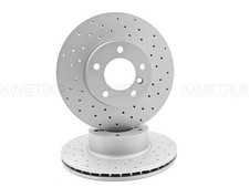 Für BMW 320i F30 F31 M Sport Vorne Kreuz Gebohrt Paar Bremsscheiben 312mm Coated