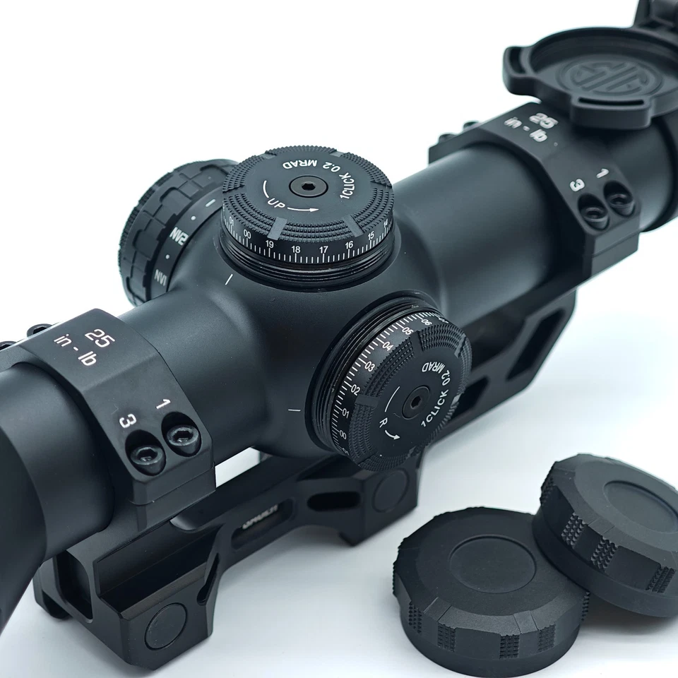 Mira para rifle SIG SAUER TANGO6T 1-6X24 FFP DWLR-55 retícula iluminada Foto 2 de 4