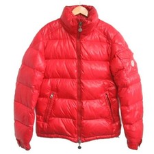 Moncler MAYA piumino blouson logo patch domestico originale 1 rosso lucido usato 6d