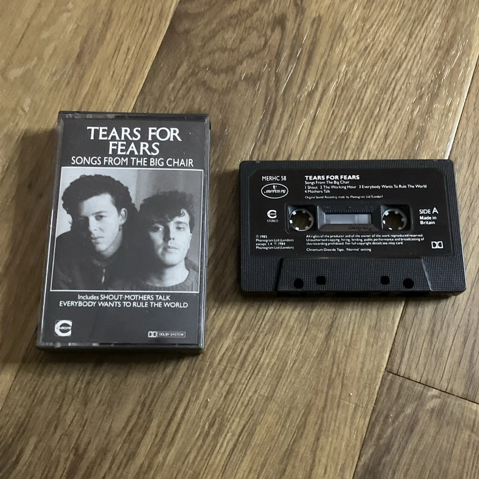 Tears For Fears – Songs From The Big Chair Album Cassette Tape - Shout - Image 2 of 4