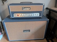 Laney Lionheart Foundry Supertop Amplifier Head wih LF12 2x12 Speaker Cab