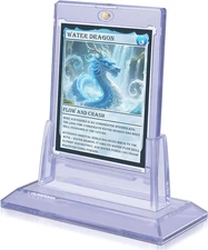 Magnetic Card Holders for Trading Cards, 35Pt Acrylic Baseball Card Holders Disp