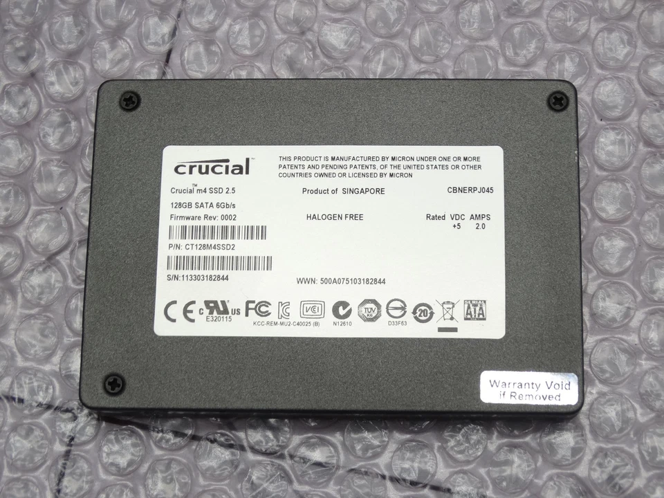 Crucial 128GB SSD Internal Hard Drive M4 2.5in CT128M4SSD2 - Image 3 of 3