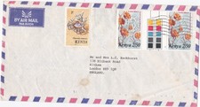 1987 Kenia okładka wysłana z Nairobi do Londynu Anglia