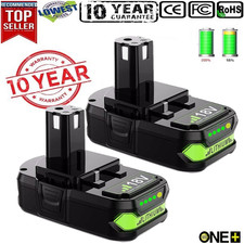 2PACK For RYOBI 18V 3.6Ah P108 High Capacity Battery 18Volt Lithium-Ion One Plus