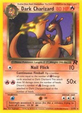 Pokémon Dark Charizard TR-21 Rare Englisch Poor