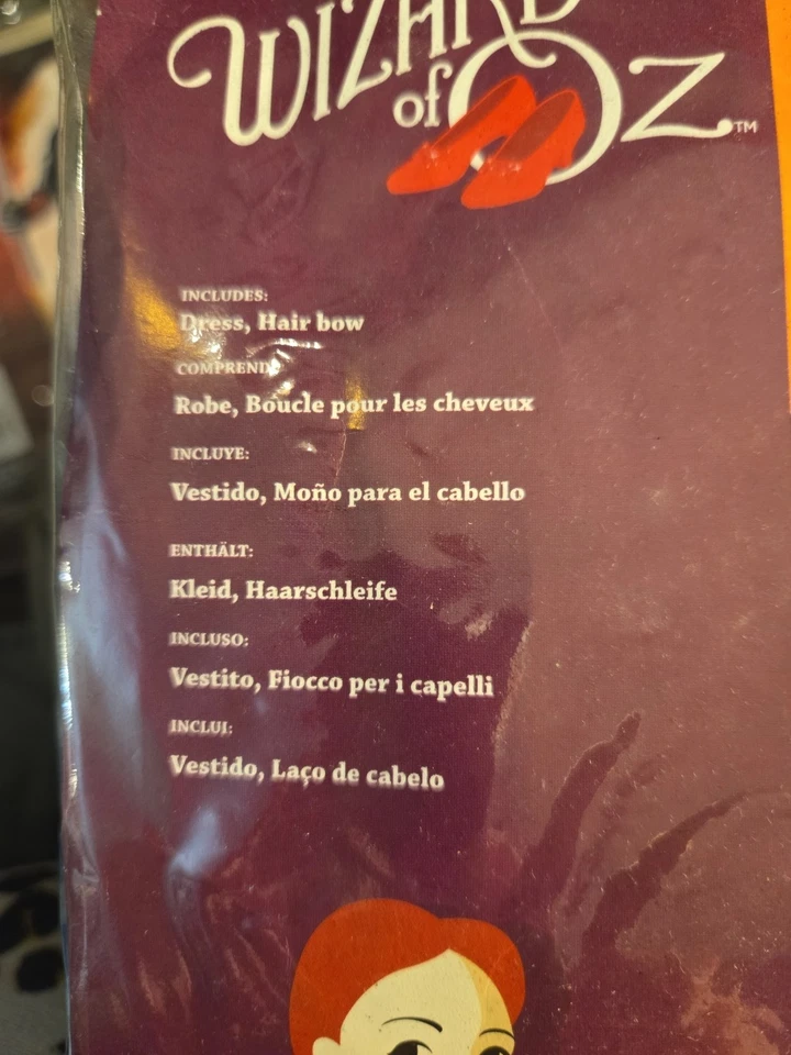 Disfraz Dorothy de Mago de Oz Deluxe para niña talla pequeña 4-6 Foto 4 de 4