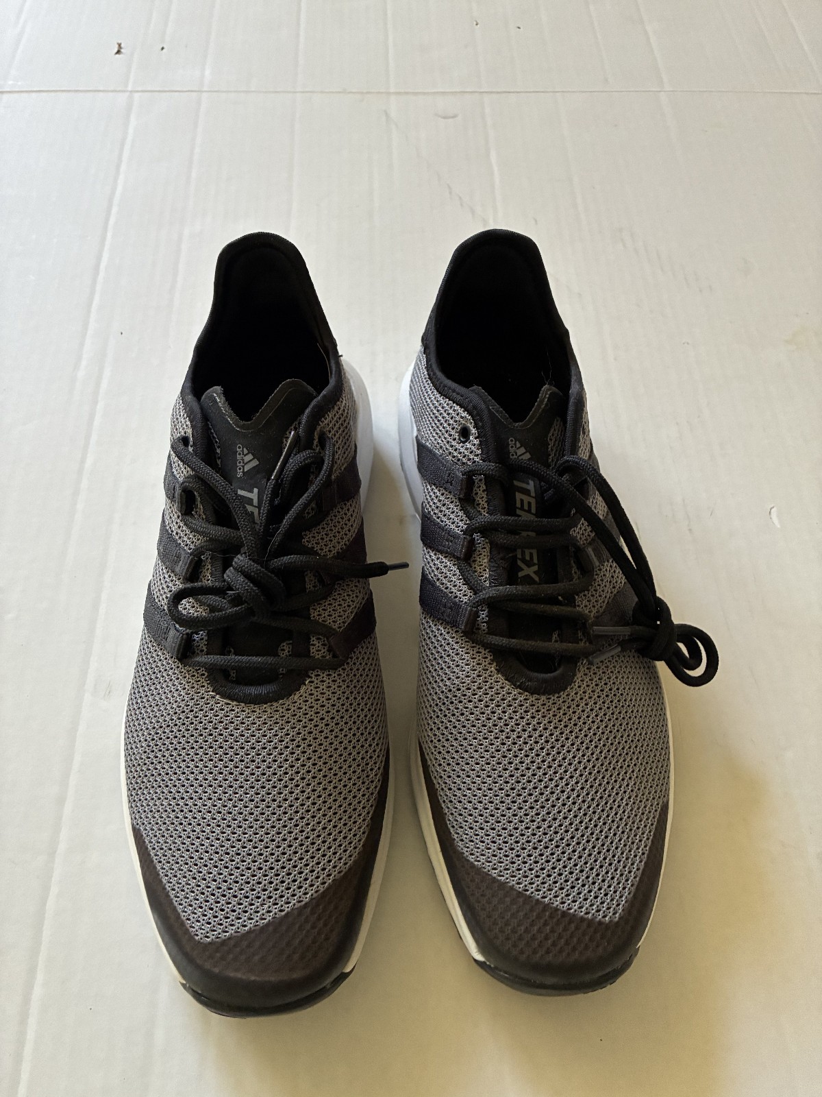 Adidas Terrex Boat LACE CLIMACOOL Mens Shoes Grey Black White Size 11