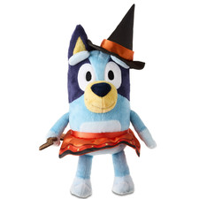 9.5" Dan Dee Bluey Halloween Witch Costume Plush - New