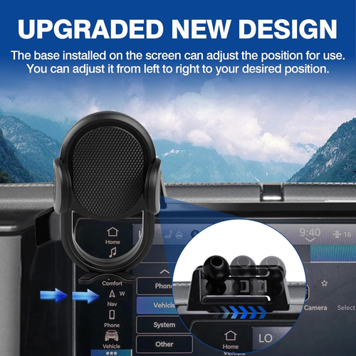 Support téléphone voiture Autorder pour 2024 2025 Jeep Wrangler Jl/Gladiator JT accessoire - Photo 3 sur 12