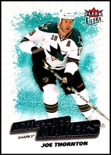 2008-09 UD Fleer Ultra #DM7 Joe Thornton - Difference Makers HOF FREE SHIPPING!