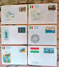 LOTTO 6 BIGLIETTI INTERI POSTALI / AEREOGRAMMI -COLOMBO, AVIAZIONE, SOMMERGIBILI