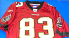 VINTAGE TAMPA BAY BUCCANEERS MEN BUCS RED MEDIUM LENGTH + 2 JERSEY JUREVICIUS 83