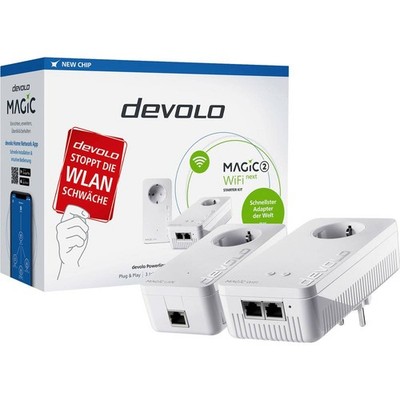 Devolo Magic 2 WiFi next Starter Kit Powerline WLAN Starter Kit 8614 DE, AT