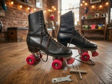 Vintage Hyde Tuf-tyte Betty Lytle Styled Roller Skates Chicago Imperial Size 10