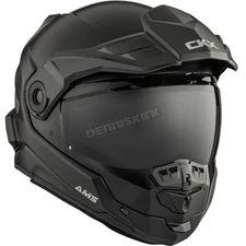 CKX Matte Black Mission AMS Snow Helmet w/Smoke Dual Lens Shield - 516476