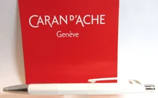 Caran dAche Infinite Ballpoint Pen-WHITE +Pouch
