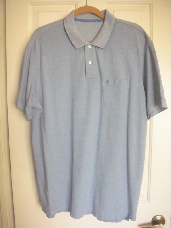 Izod Light Blue Pullover XL Short Sleeve shirt
