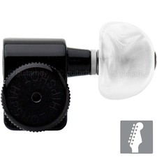 NEW Hipshot Non-Staggered Tuners Fender Directrofit LOCKING Pearl Moon, BLACK