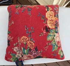 VINTAGE RALPH LAUREN AYLESBURY THROW / ACCENT PILLOW  ZIPPERED  Lightly used