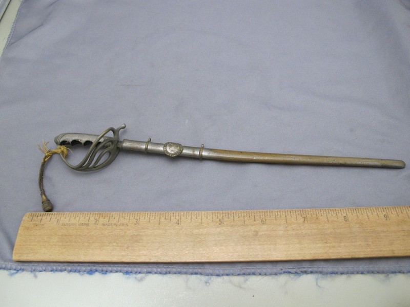 Antique SWORD & SCABBARD Form SOUVENIR LETTER OPENER-OLD MAN OF THE MOUNTAIN-NH