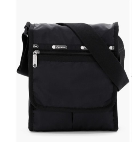 LeSportsac Nylon Village Crossbody Bag In Jet Black Was $60