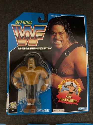 WWF Hasbro moc Fatu Series 10...